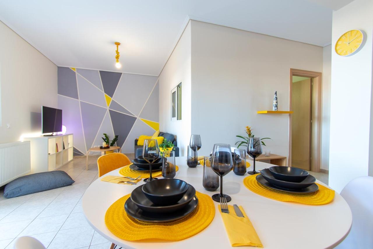 Yelayellow House Near To Airport, Rafina Port And Metropolitan Expo Артеміда Екстер'єр фото